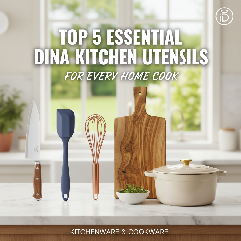 Top 5 Essential Dina Kitchen Utensils for Every Home Cook