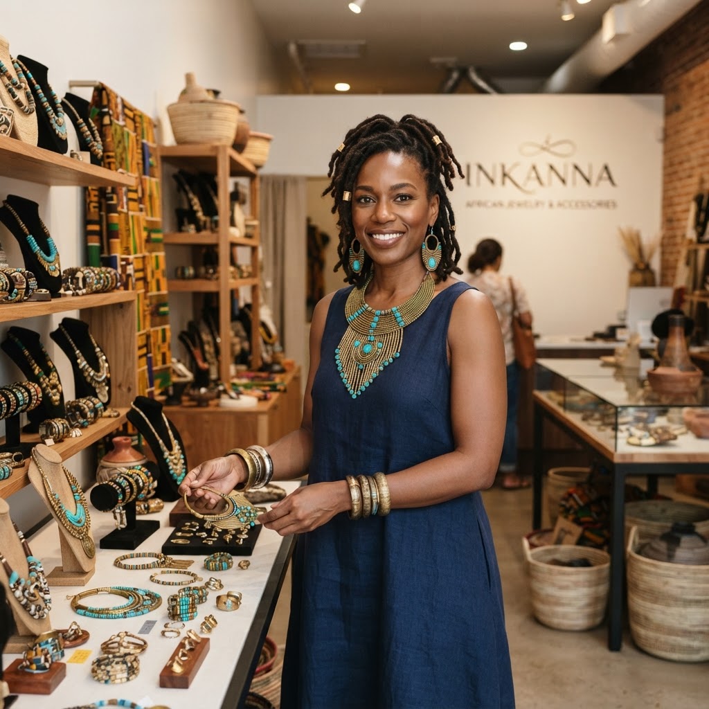 How to Style Statement African Jewelry