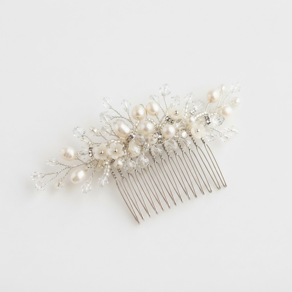 Beaded Hair Comb