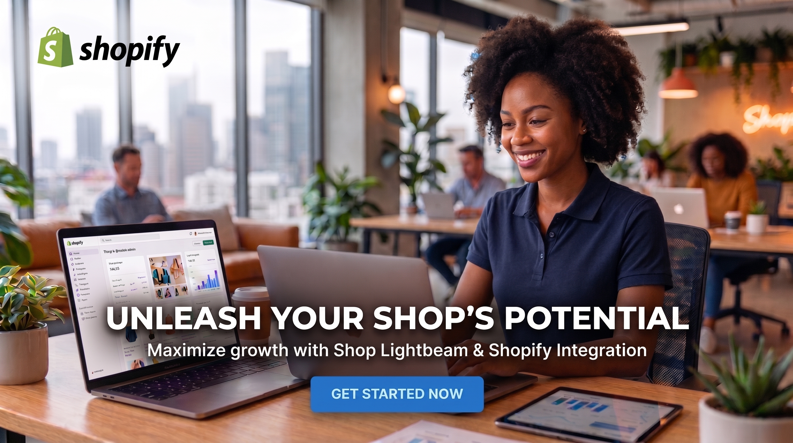 Unleash your shop's potential with Shop Lightbeam & Shopify Integration