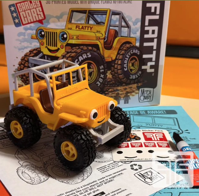 FLATTY 3D Model Kit