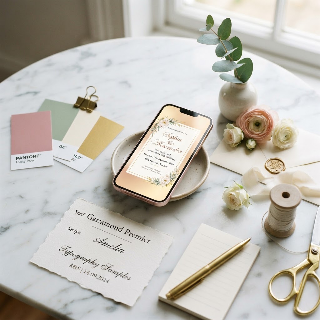 Personalizarea Invitațiilor Digitale: Design și Culori