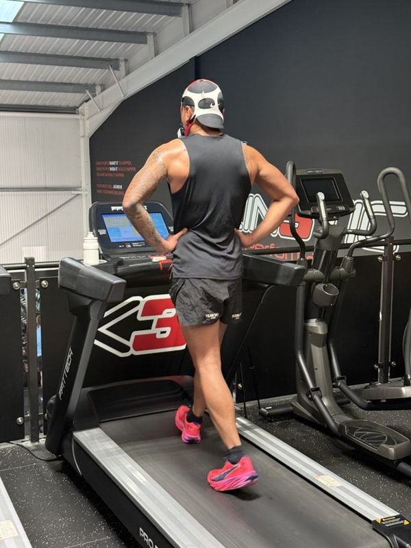 VO2 max test on the treadmill