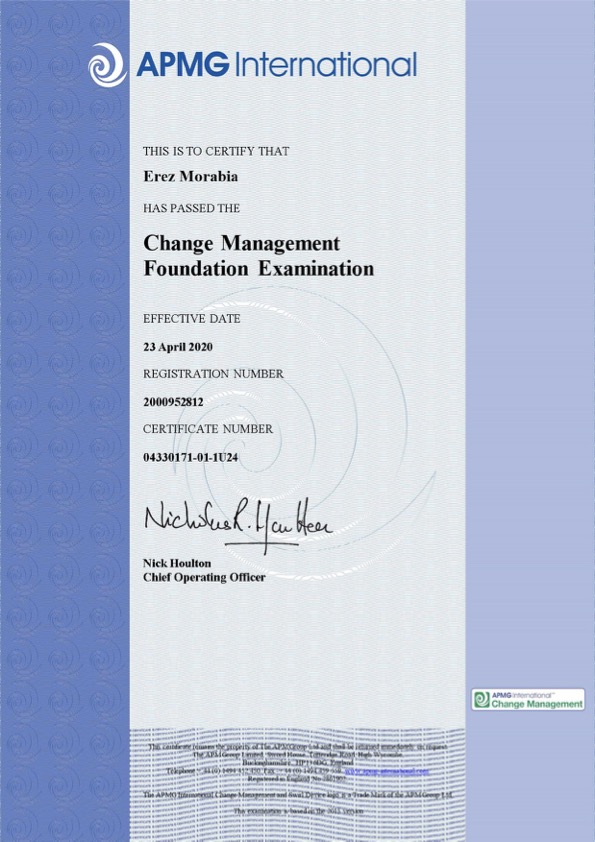Change Management Foundation