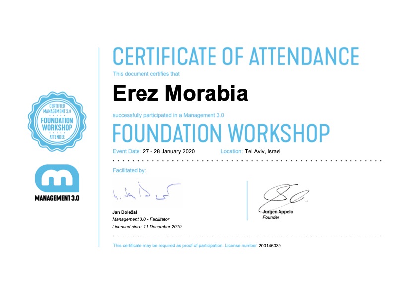 Management 3.0 Foundation