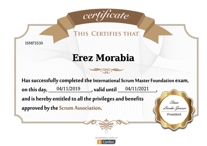 International Scrum Master Foundation (ISMF)