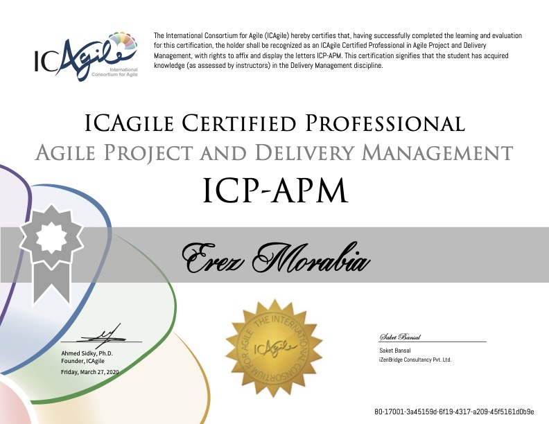ICP-APM – Agile Project Management