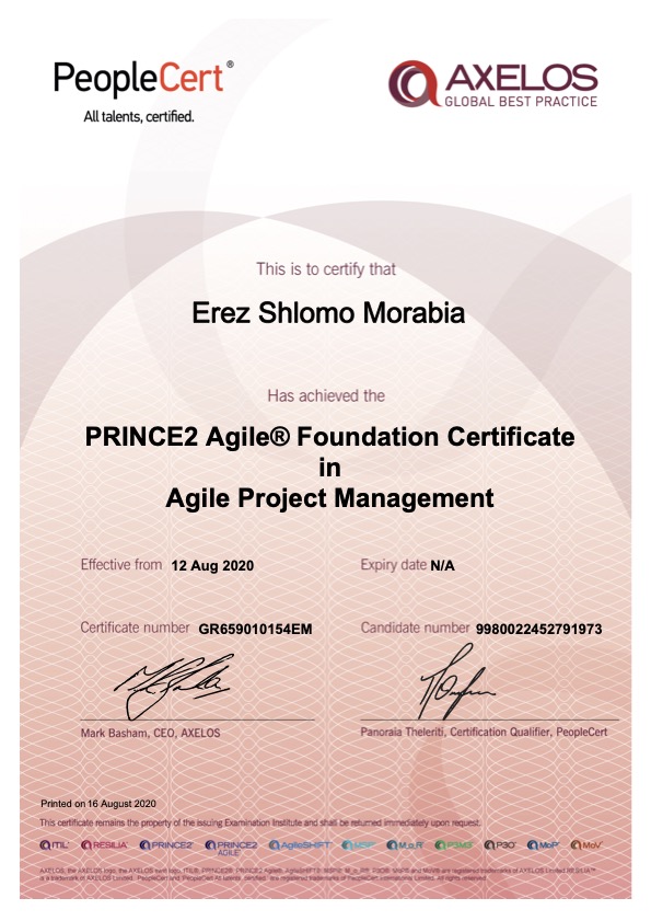 PRINCE2 Agile Foundation