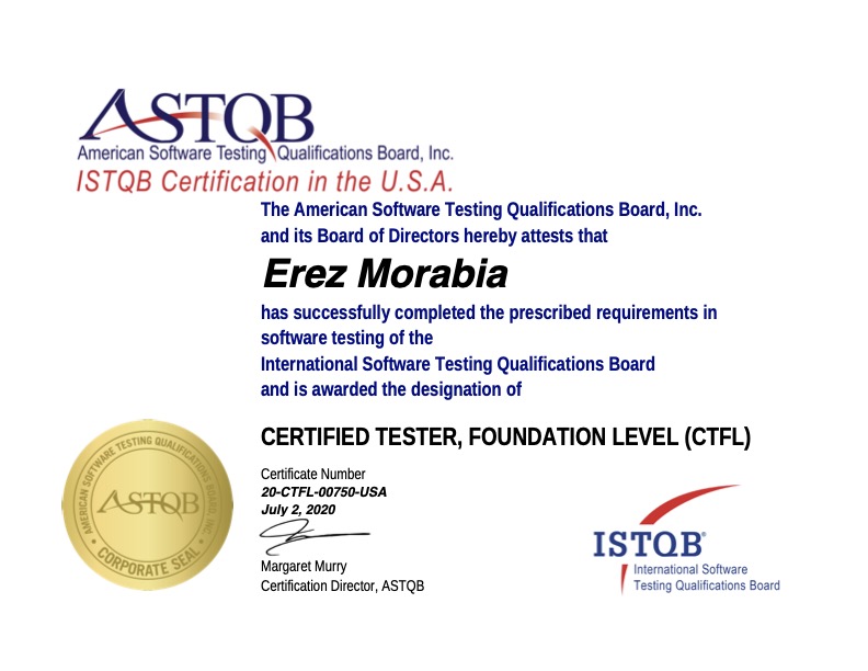 ISTQB Foundation Level (CTFL)