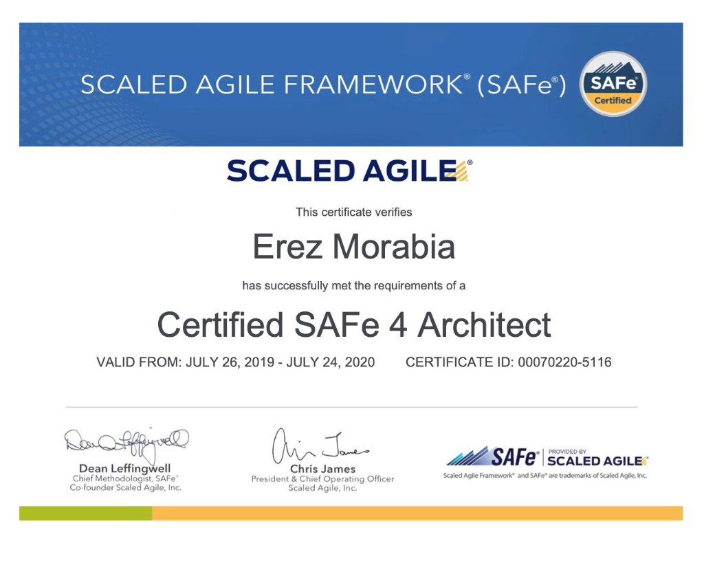 SAFe 4 Architect (ARCH)