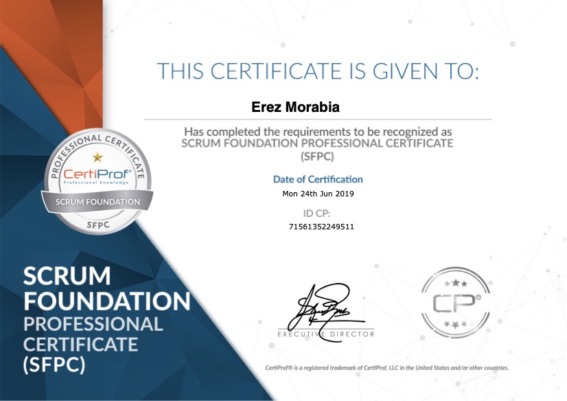 Scrum Foundation Professional Certificate (SFPC)