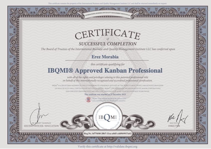 IBQMI Kanban Professional