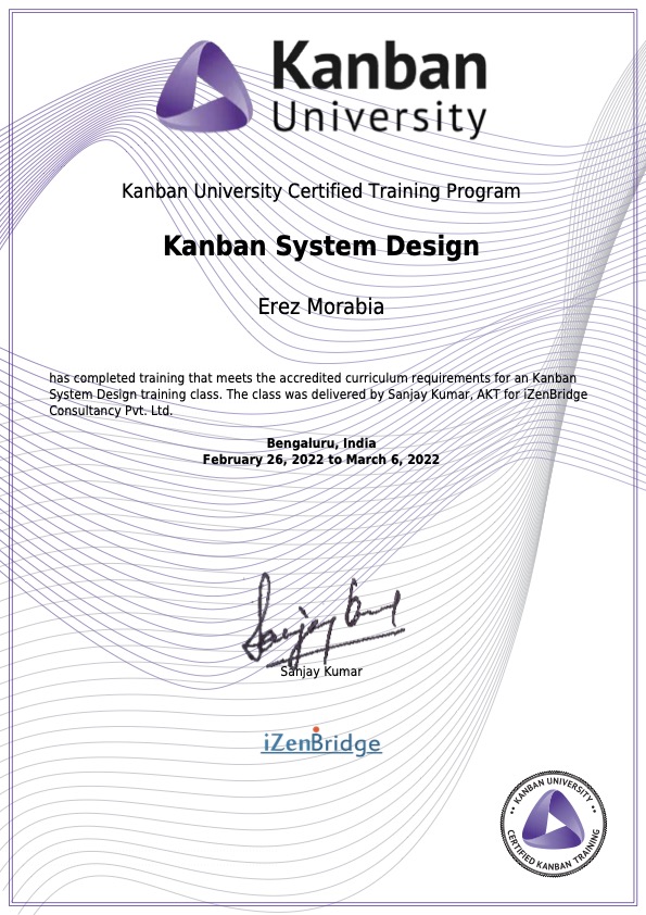 Kanban System Design (KMP I)