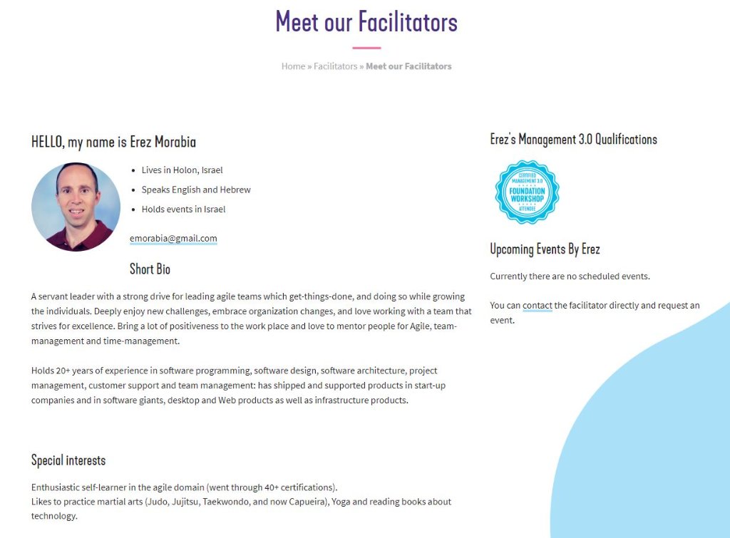 Management 3.0 Facilitator