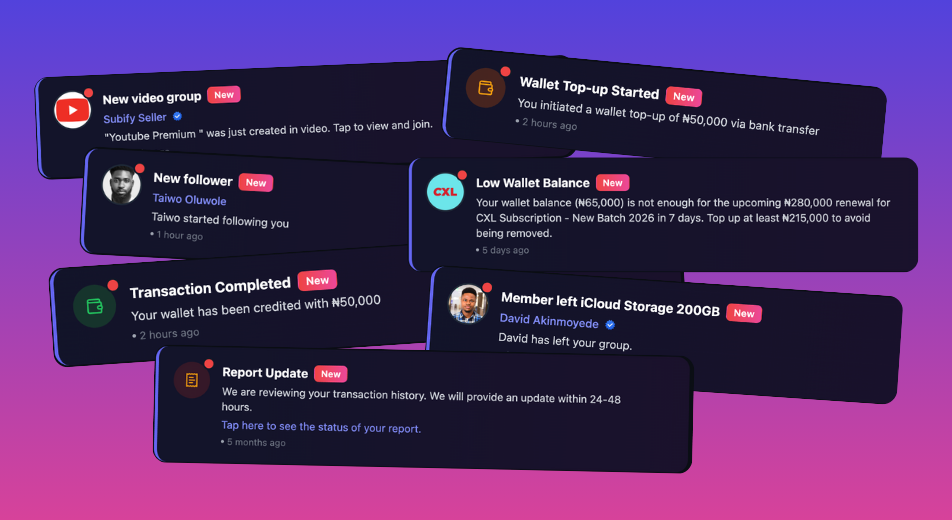 Introducing Push Notifications on Subify