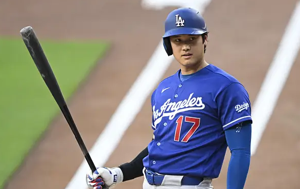 Shohei Ohtani of the Los Angeles Dodgers