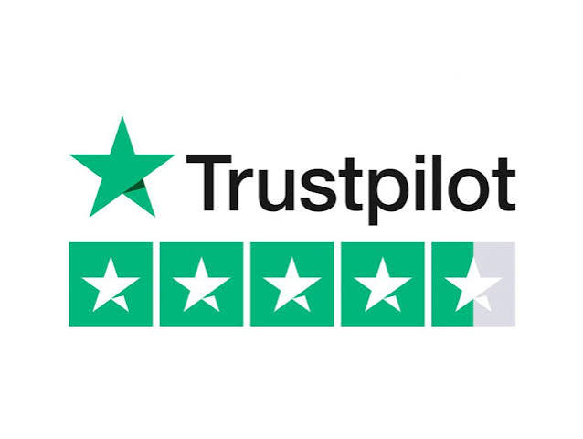Trustpilot 4.5 star rating