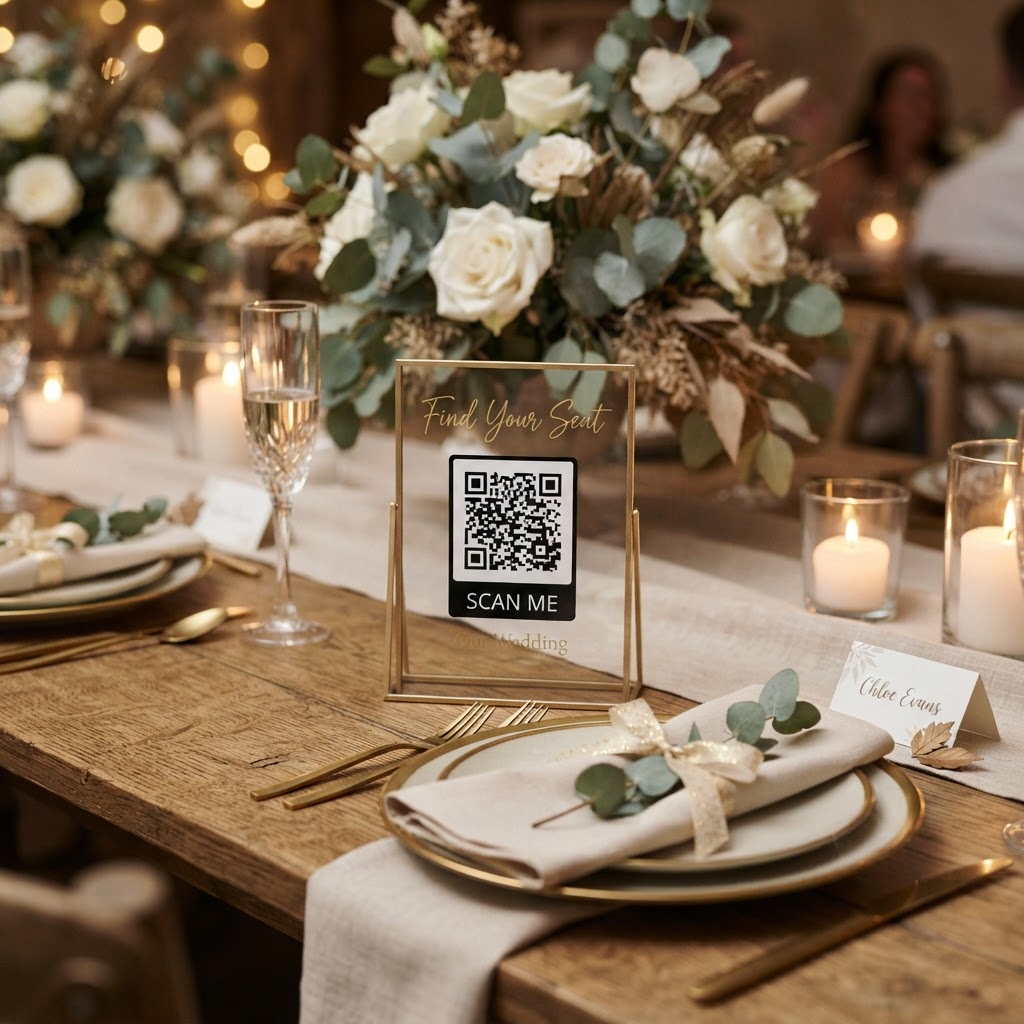 Essential Tips for Wedding QR Code Signage That Gets Used