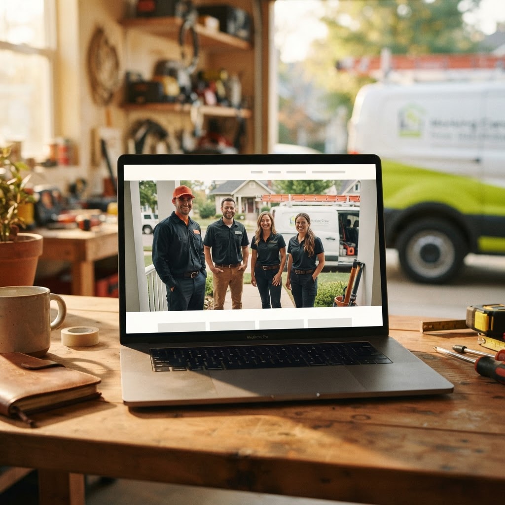Real Job Photos vs. Stock Photos: What Actually Builds Trust Online