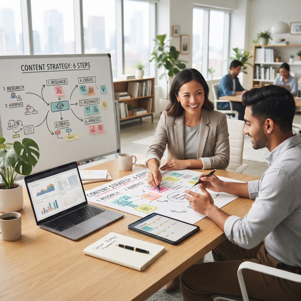 How to Build a Content Strategy in 6 Simple Steps - featured image