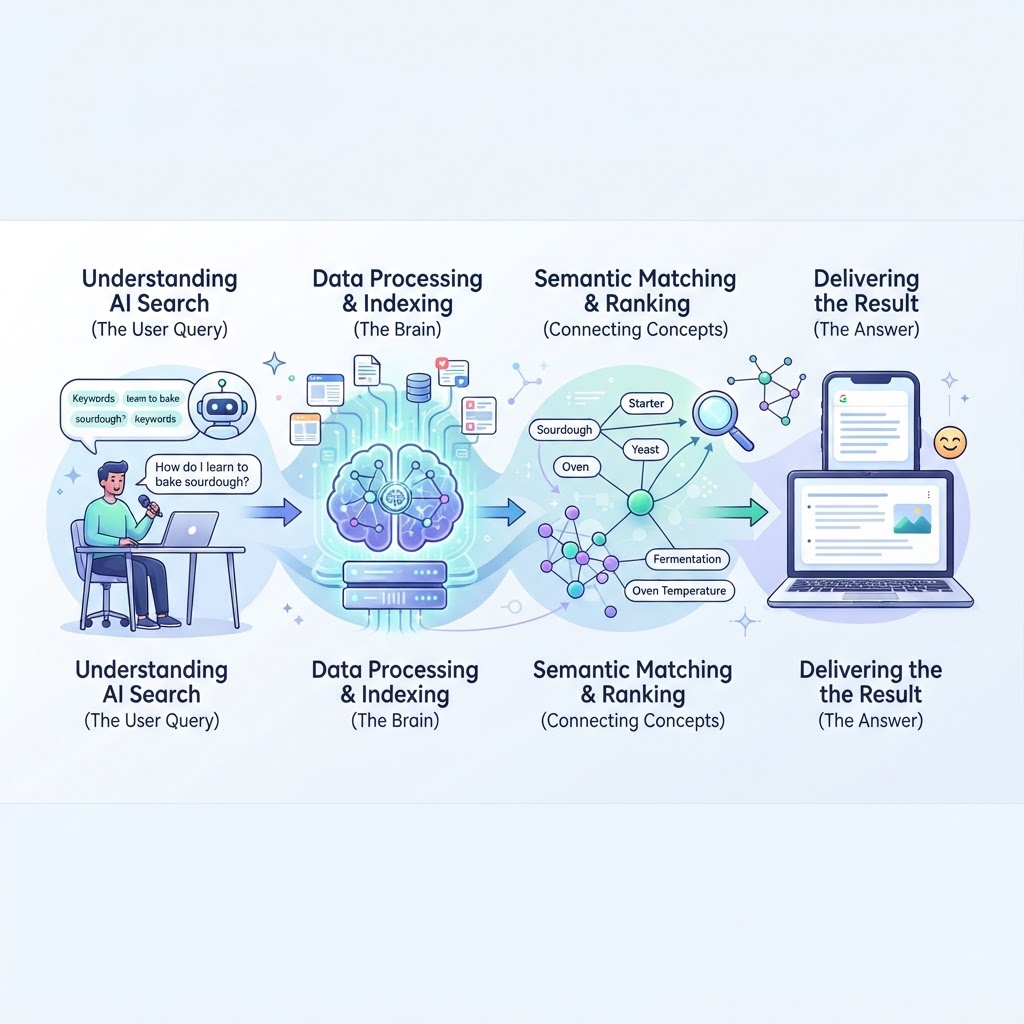 Beginner's Guide to AI Search Optimization - Everything You Need to Know - detailed illustration