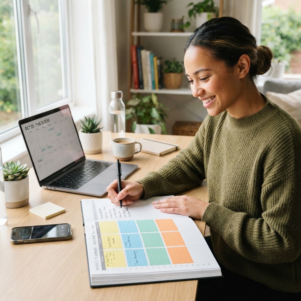 How to Double Your Daily Output in 30 Minutes Using Time Blocking - featured image