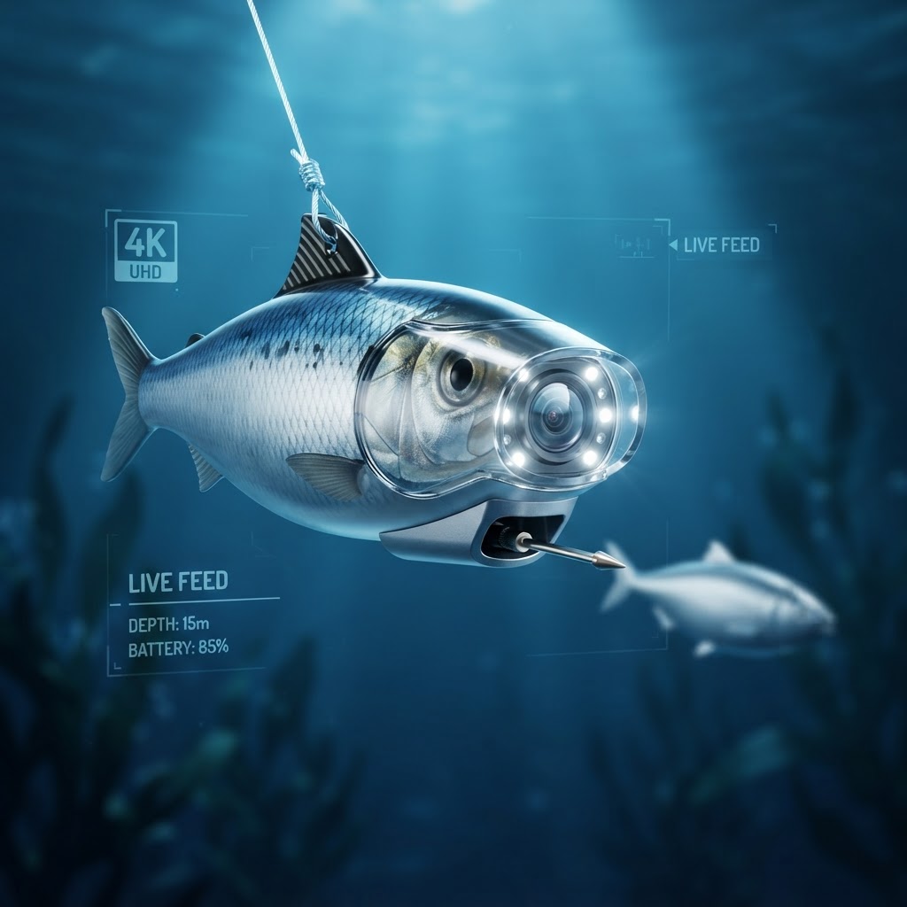 Smart Underwater Fishing Drone with 4K Camera & Live Feed - image 1