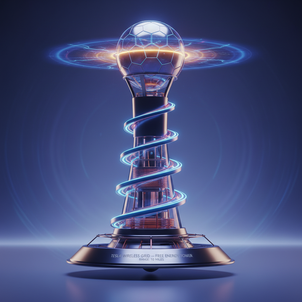 Tesla Wireless Power Grid — Free Energy Tower