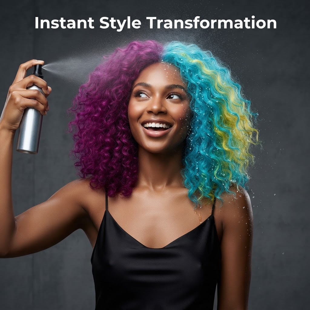 Magic Color-Changing Wig: Instant Style Transformation - image 1