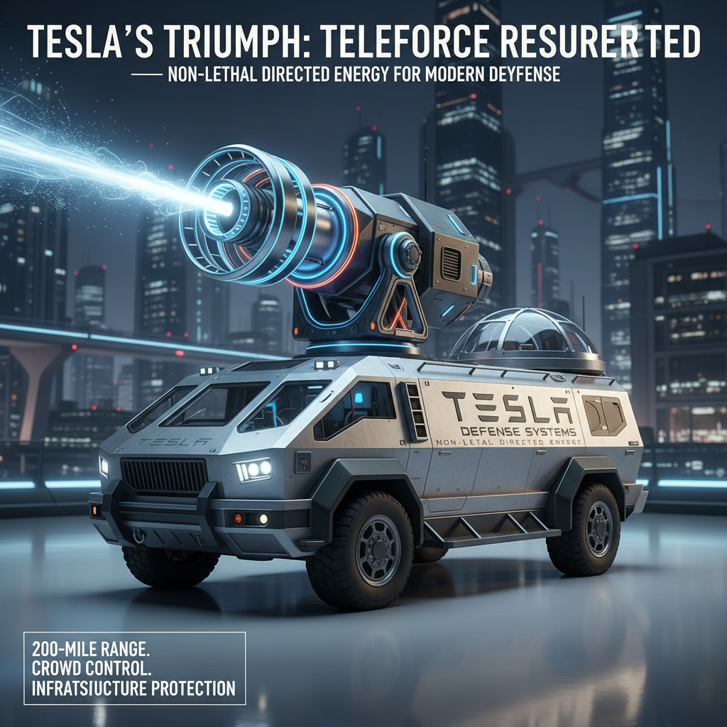 Tesla Death Ray — Non-Lethal Directed Energy Defense System