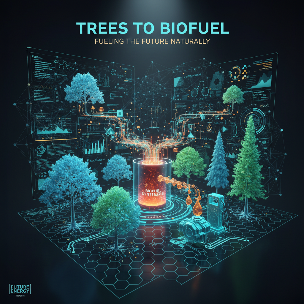 trees to biofuel