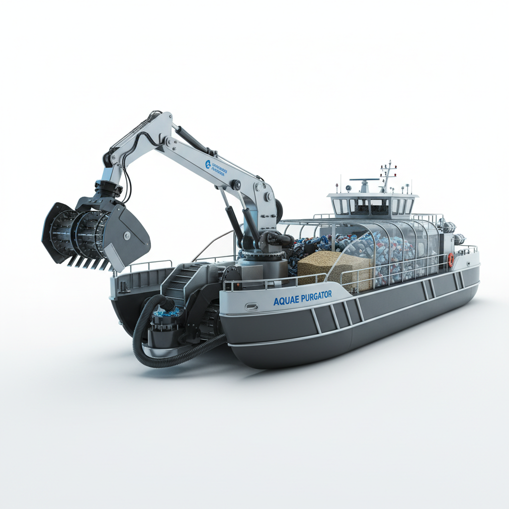 a river and lake waste cleaner ship - image 1