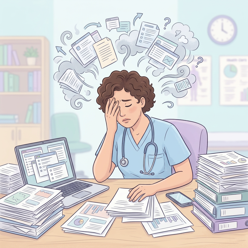 Overwhelmed by admin paperwork