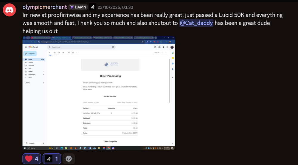 Prop Firm Wise community member review 1