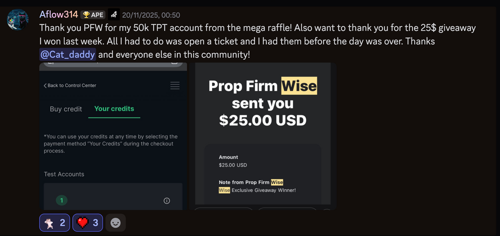 Prop Firm Wise community member review 1