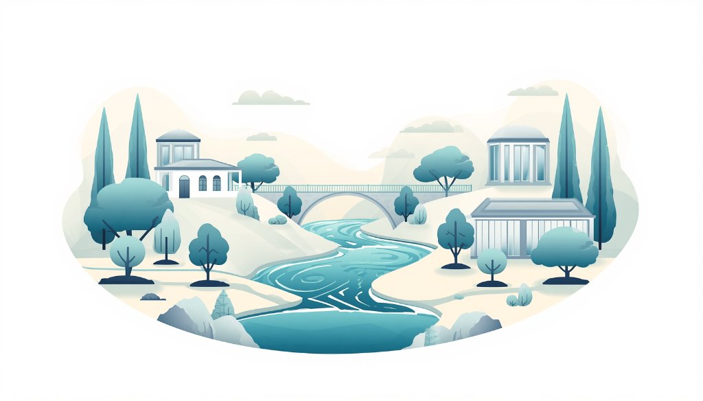 The Income River — Annuital signature illustration
