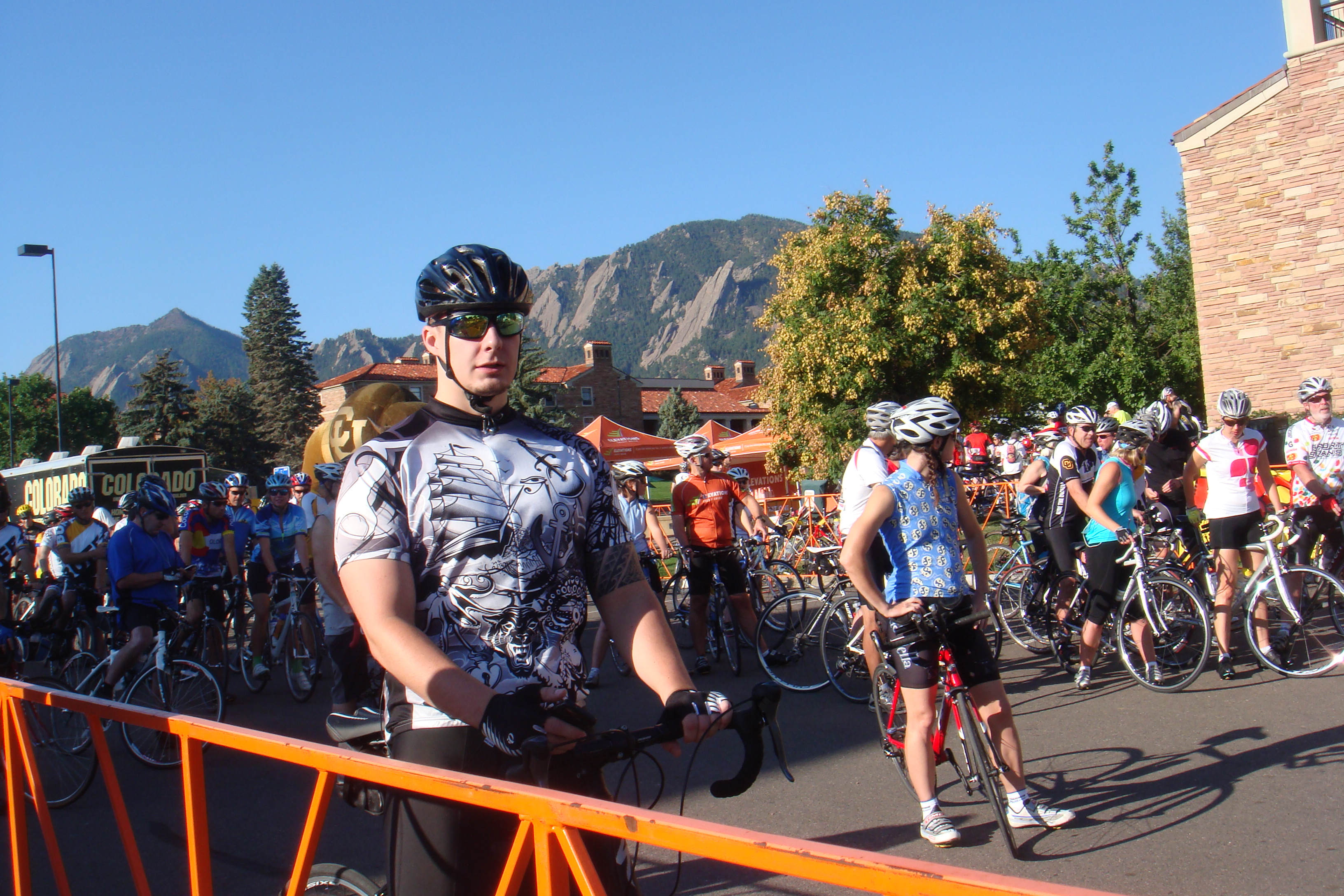 Robert cycling in Colorado