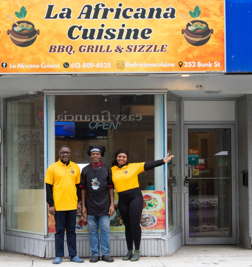 La Africana Cuisine team at 252 Bank Street