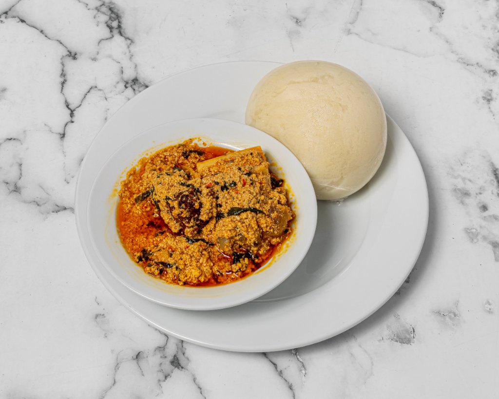 Egusi Soup & Pounded Yam