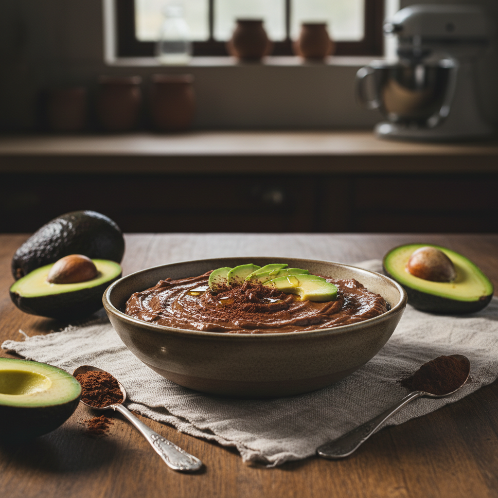 Vegan Chocolate Avocado Pudding