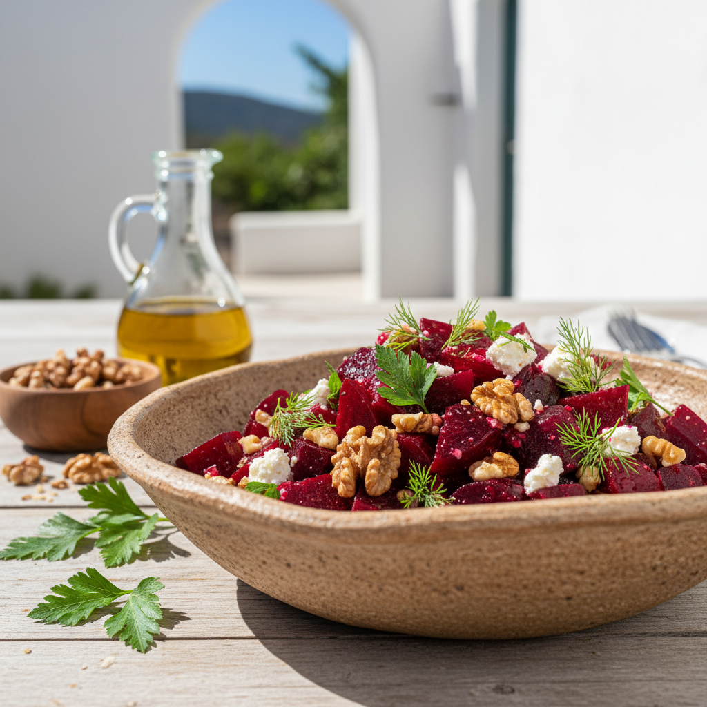 Beetroot and Walnut Salad