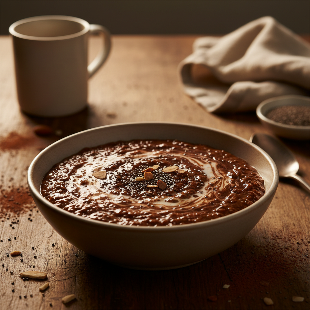 Chocolate-Chia Seed Pudding
