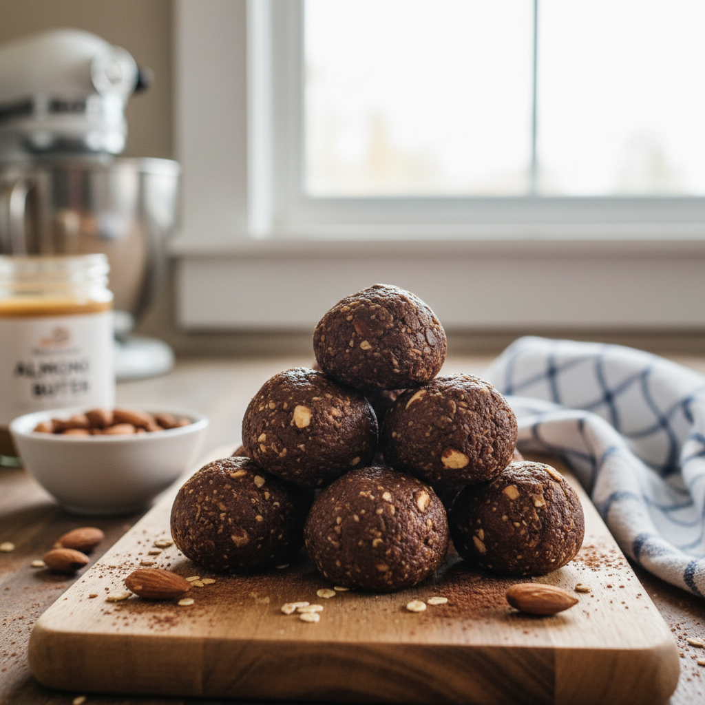 Cocoa Almond Energy Bites