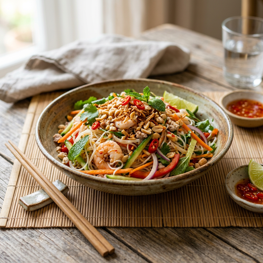 Spicy Thai Noodle Salad