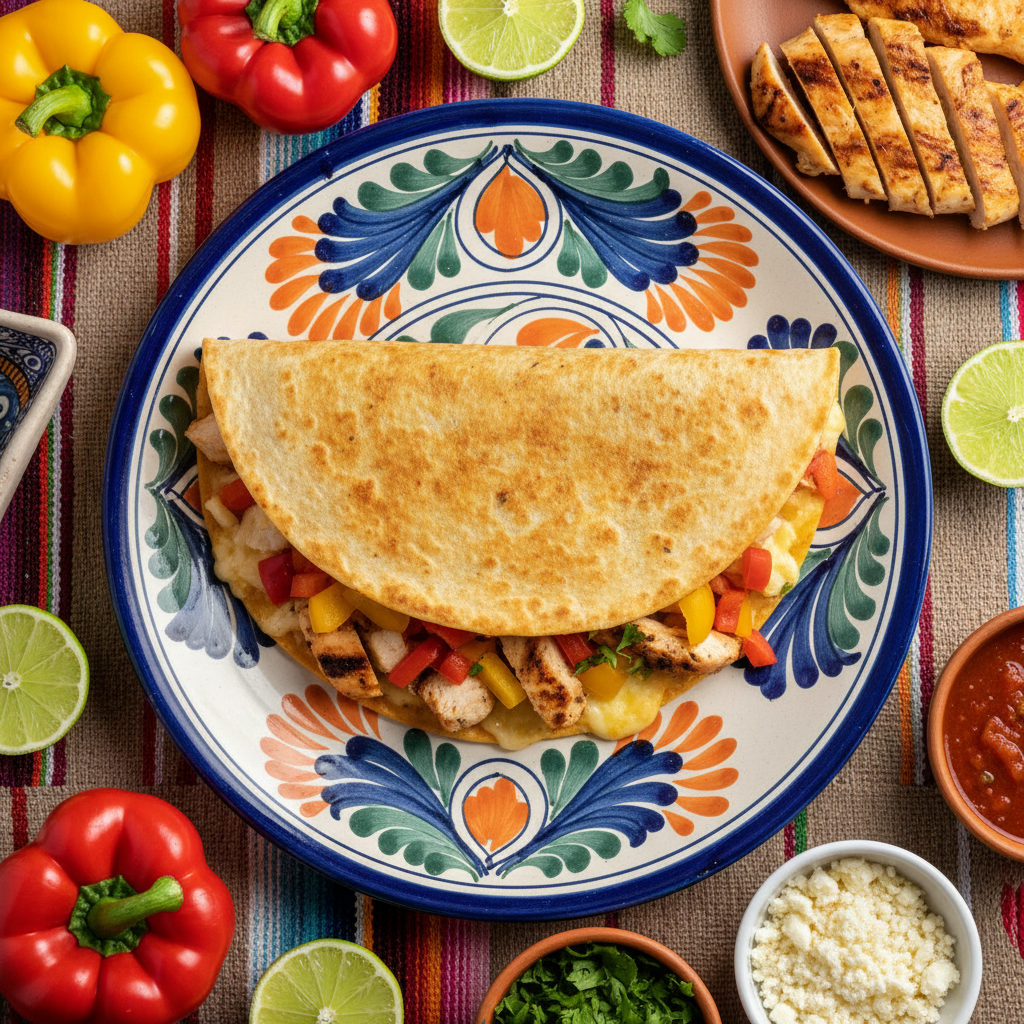 Mexican Quesadilla with Chicken