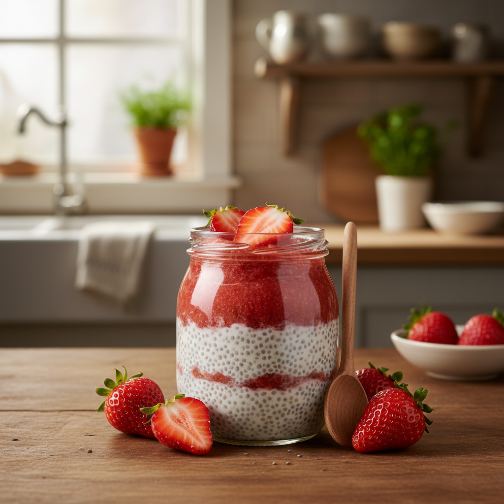 Strawberry Chia Pudding