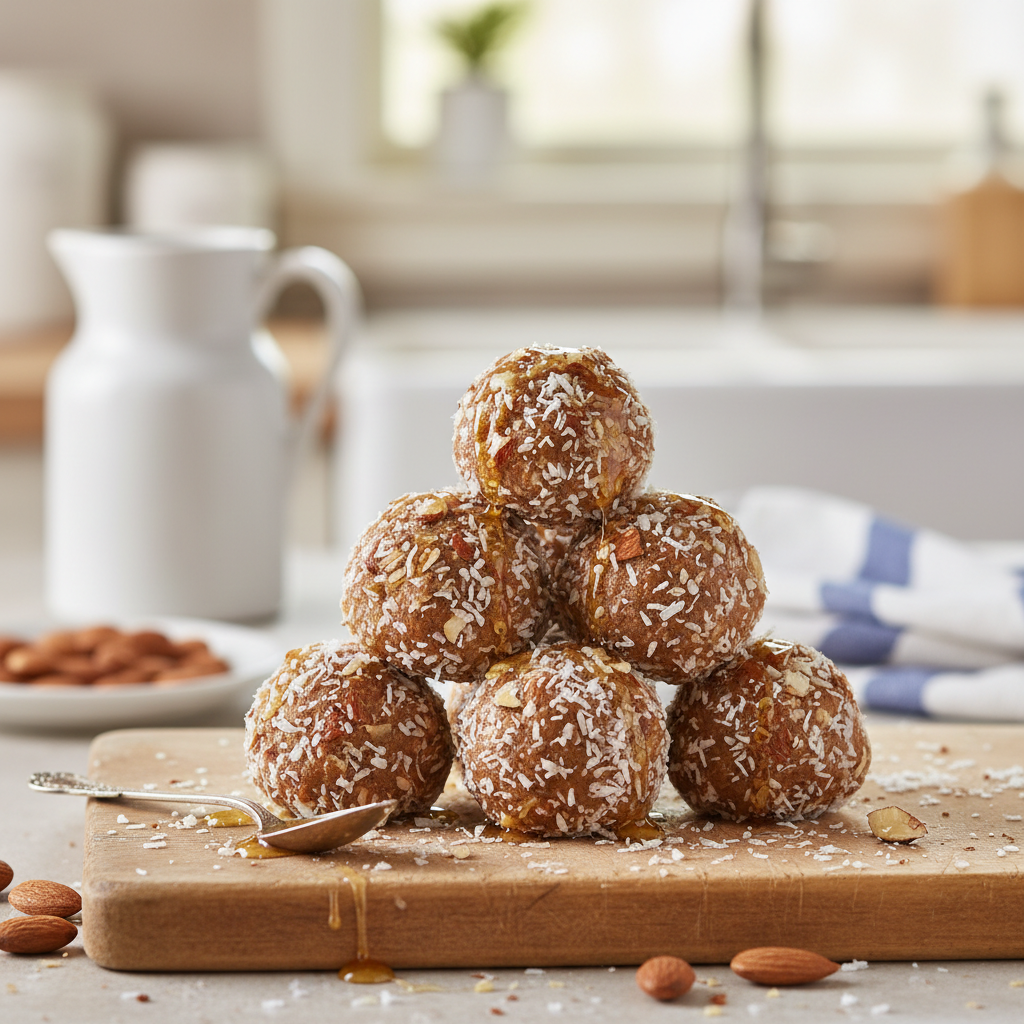 Almond Coconut Energy Bites