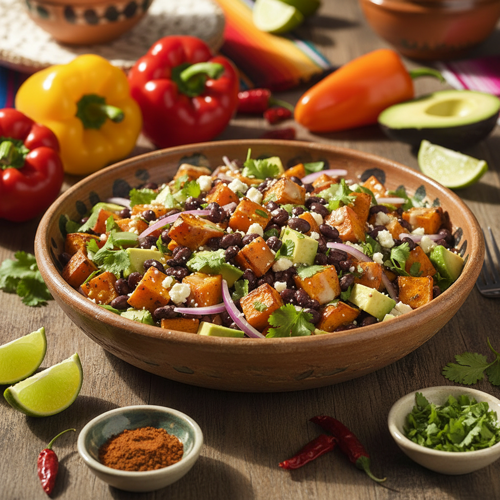 Sweet Potato and Black Bean Salad