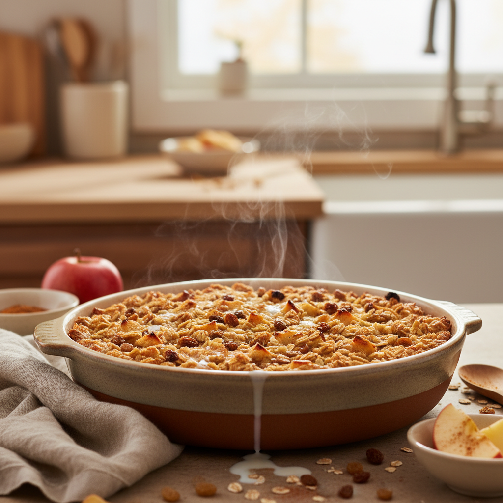 Apple Oatmeal Bake