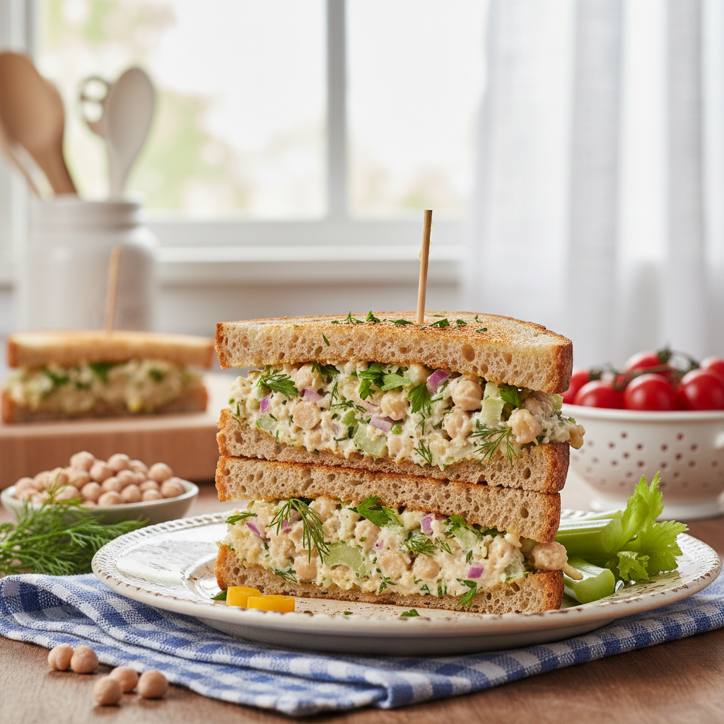 Vegan Chickpea Salad Sandwich